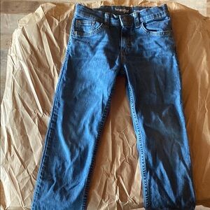 Wrangler Blue Slim Straight Jeans